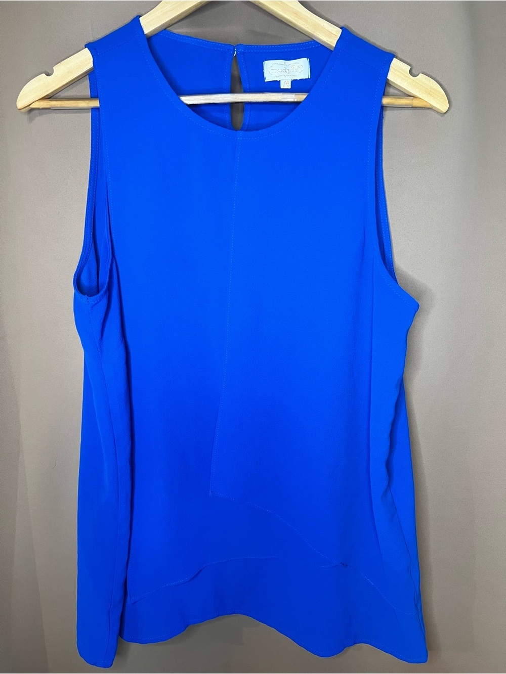 Mud Pie Royal Blue Sleeveless Tank Top